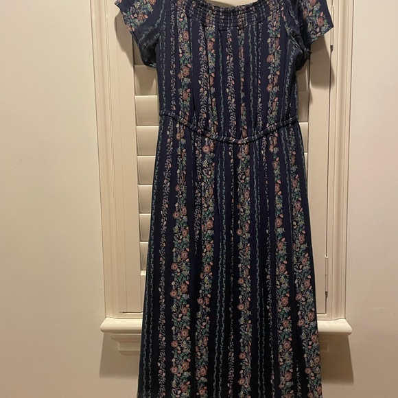 Old Navy Off The Shoulder midi length Printed Dress - Picture 7 of 8